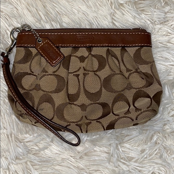 Coach Signature Wristlet - Picture 2 of 5